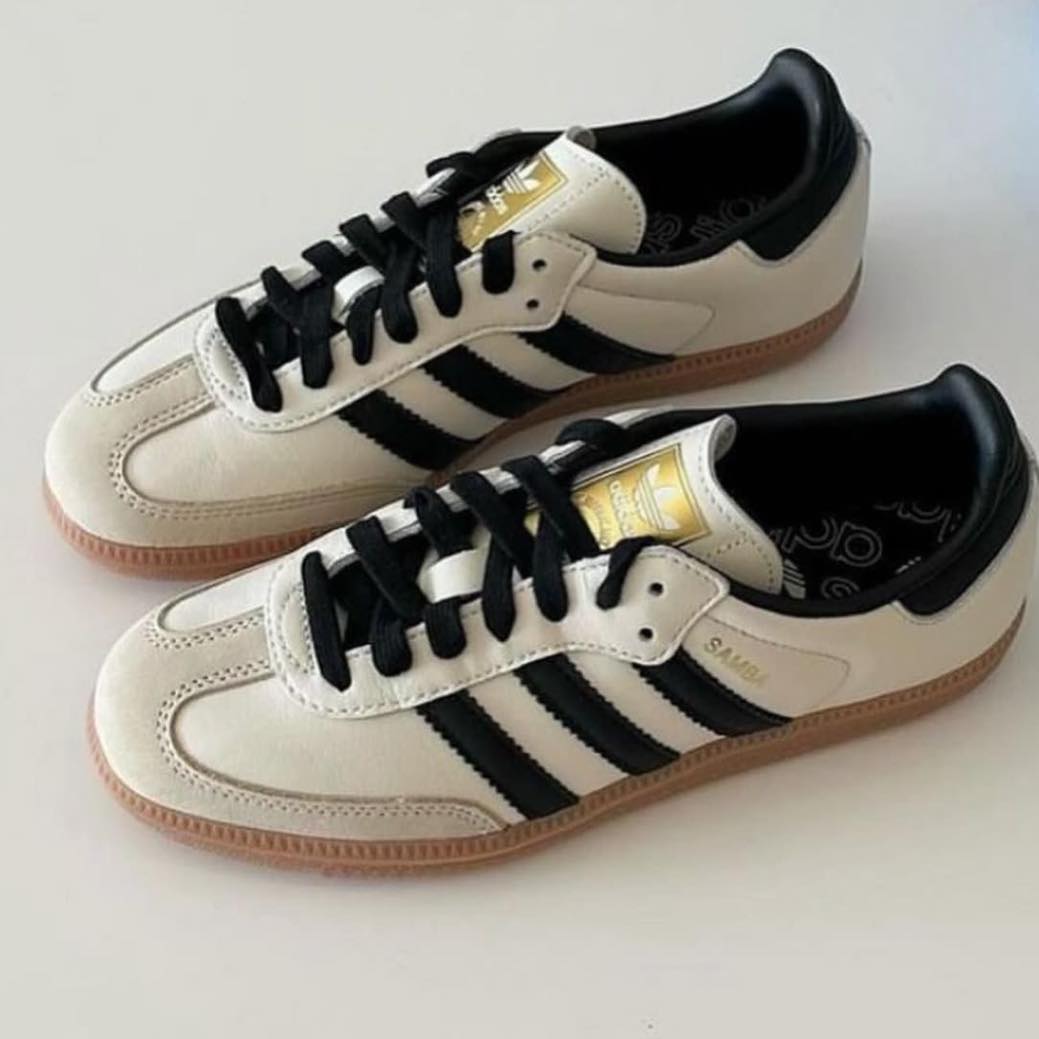 Adidas Samba Bege Preto