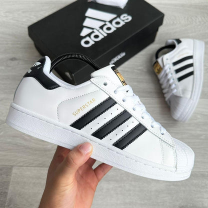 Adidas Superstar Branco Preto