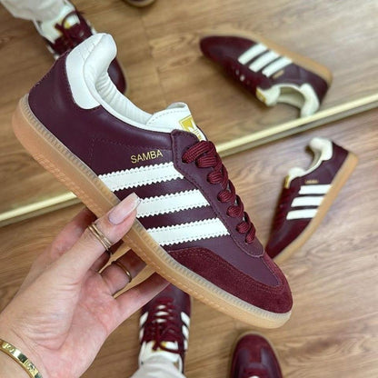 Adidas Samba Bordeaux Branco