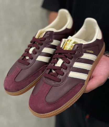 Adidas Samba Bordeaux Branco