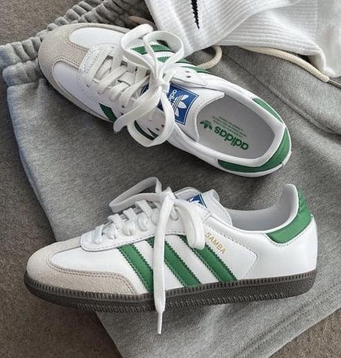 Adidas Samba Branco Verde