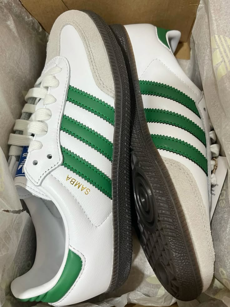 Adidas Samba Branco Verde