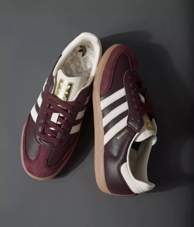 Adidas Samba Bordeaux Branco