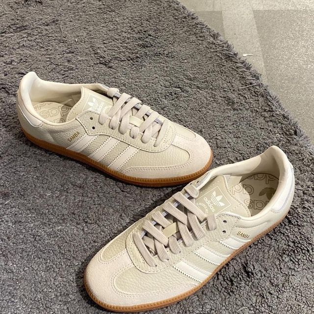 Adidas Samba Bege Branco Adidas Samba Bege Branco