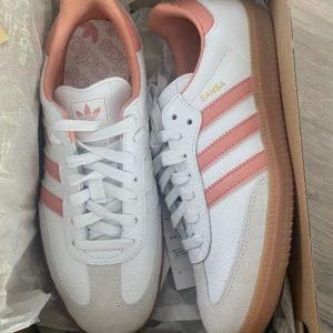 Adidas Samba Branco Rosa