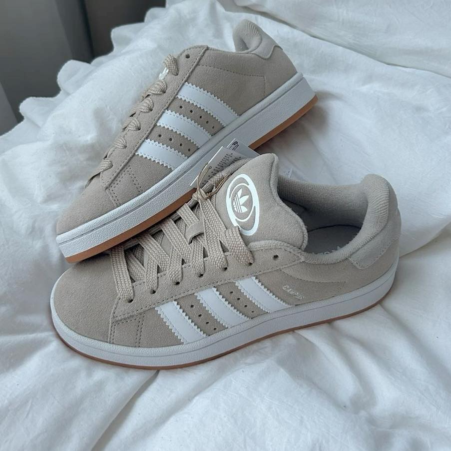 Adidas Campus Bege Branco Adidas Campus Bege Branco