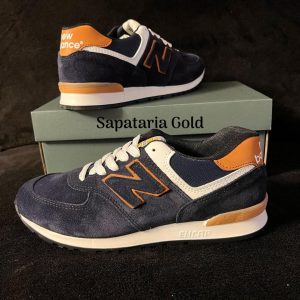 New Balance 574 Azul Camel