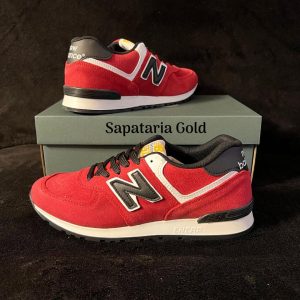 New Balance 574 Vermelho