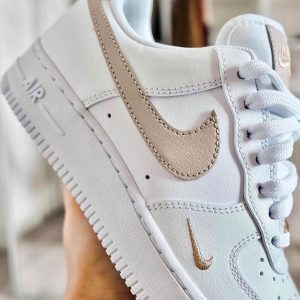 Nike Air Force Branco Bege