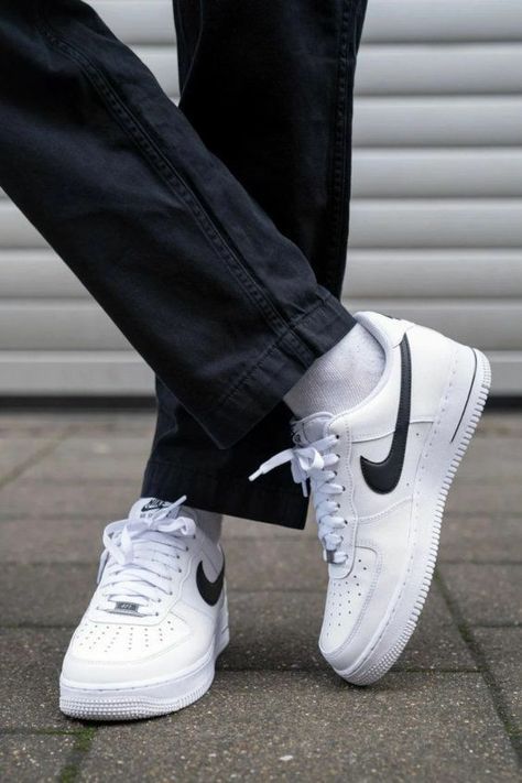 Nike Air Force Branco Preto Nike Air Force Branco Preto