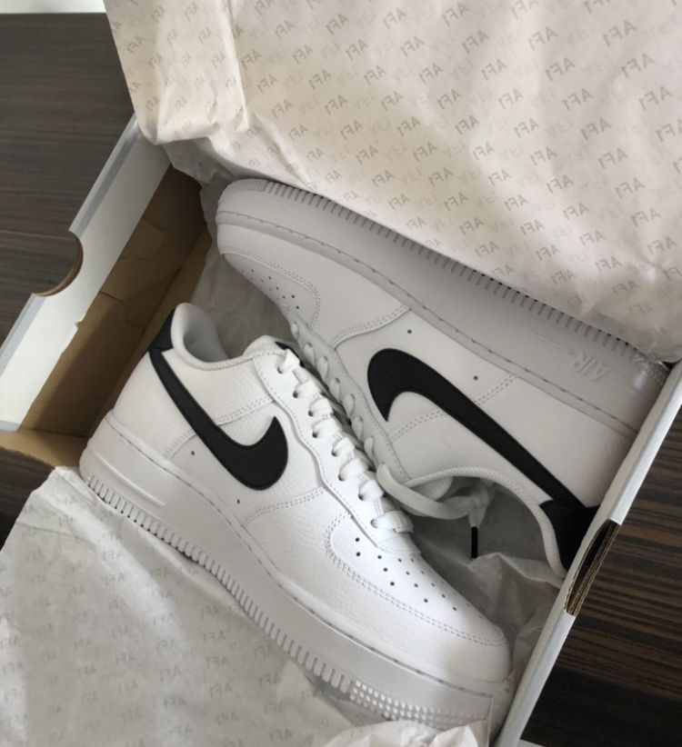 Nike Air Force Branco Preto Nike Air Force Branco Preto