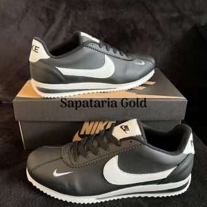Nike Cortez Preto Branco
