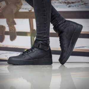 Nike Air Force Bota Preto
