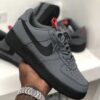 Nike Air Force Cinza matte com Preto